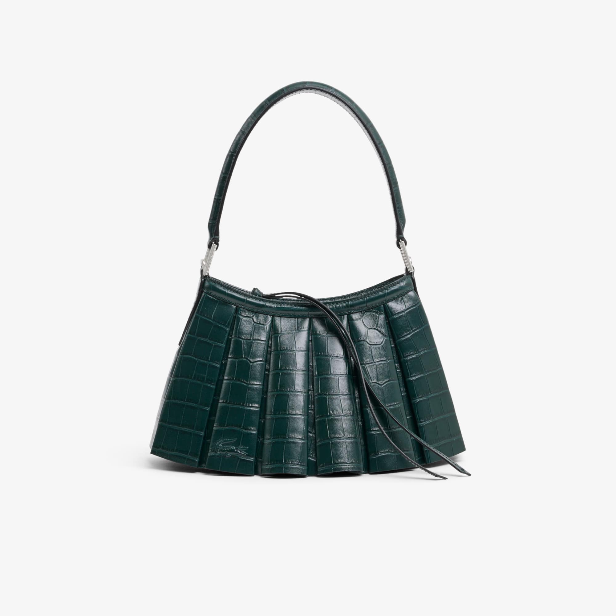 カマタミズキとエスカレラアルシエロ - Little Green Bag 未使用 Runway Small Lenglen Crocodile Effect Leather Bag - Men's Bags