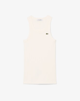 Slim Fit Ribbed Cotton Tank Top