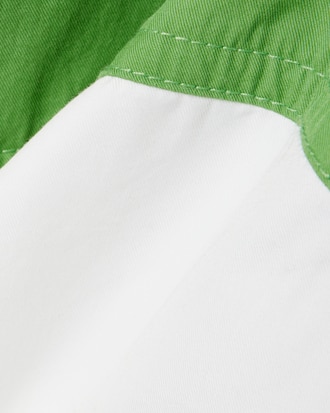 Relaxed Fit Zipped Cotton Twill Jacket