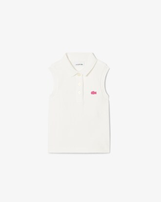 Sleeveless Terry Polo Shirt