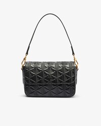 Maheki Embossed Leather Shoulder Bag