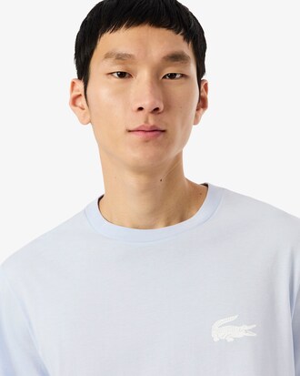 Crocodile Print Cotton Loungewear T-Shirt