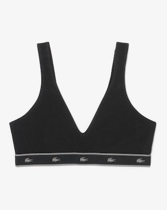 Stretch Cotton Triangle Bralette