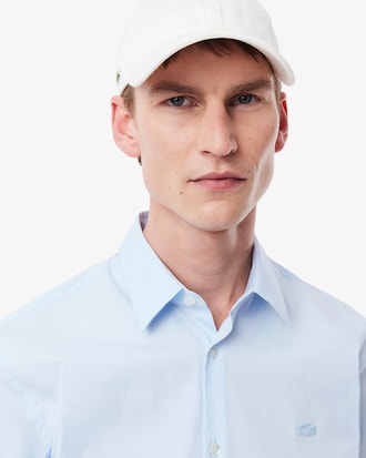 Slim Fit Stretch Poplin Shirt