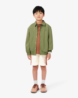 Colour-Block Fleece Shorts
