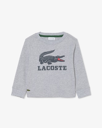 Crocodile Print Fleece Sweatshirt   