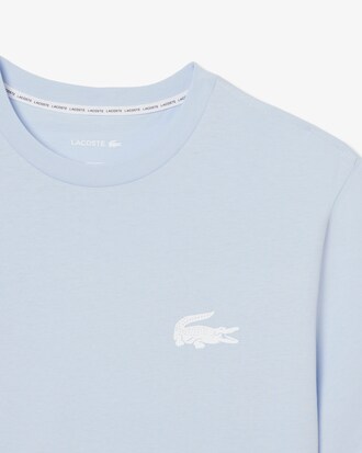 Crocodile Print Cotton Loungewear T-Shirt