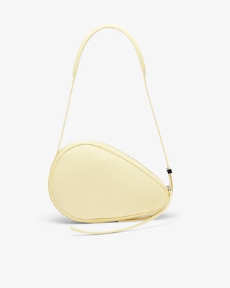 Runway Leather Hobo Racket Bag