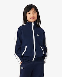 Sport Zip-Up Interlock Piqu&eacute; Sweatshirt