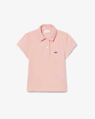 Scalloped Collar Piqu&eacute; Polo Shirt