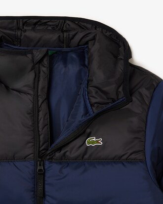 Water-Repellent Quilted Puffed Jacket