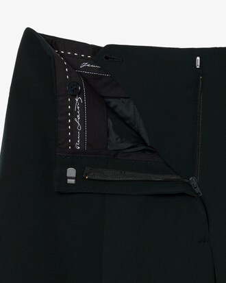 Runway Wide Fit Wool Blend Pants