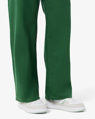 Women's T-Clip Set Leather Sneakers