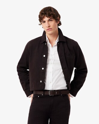 Grained Leather Belt