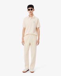 Trim Accent Piqu&eacute; Sweatpants