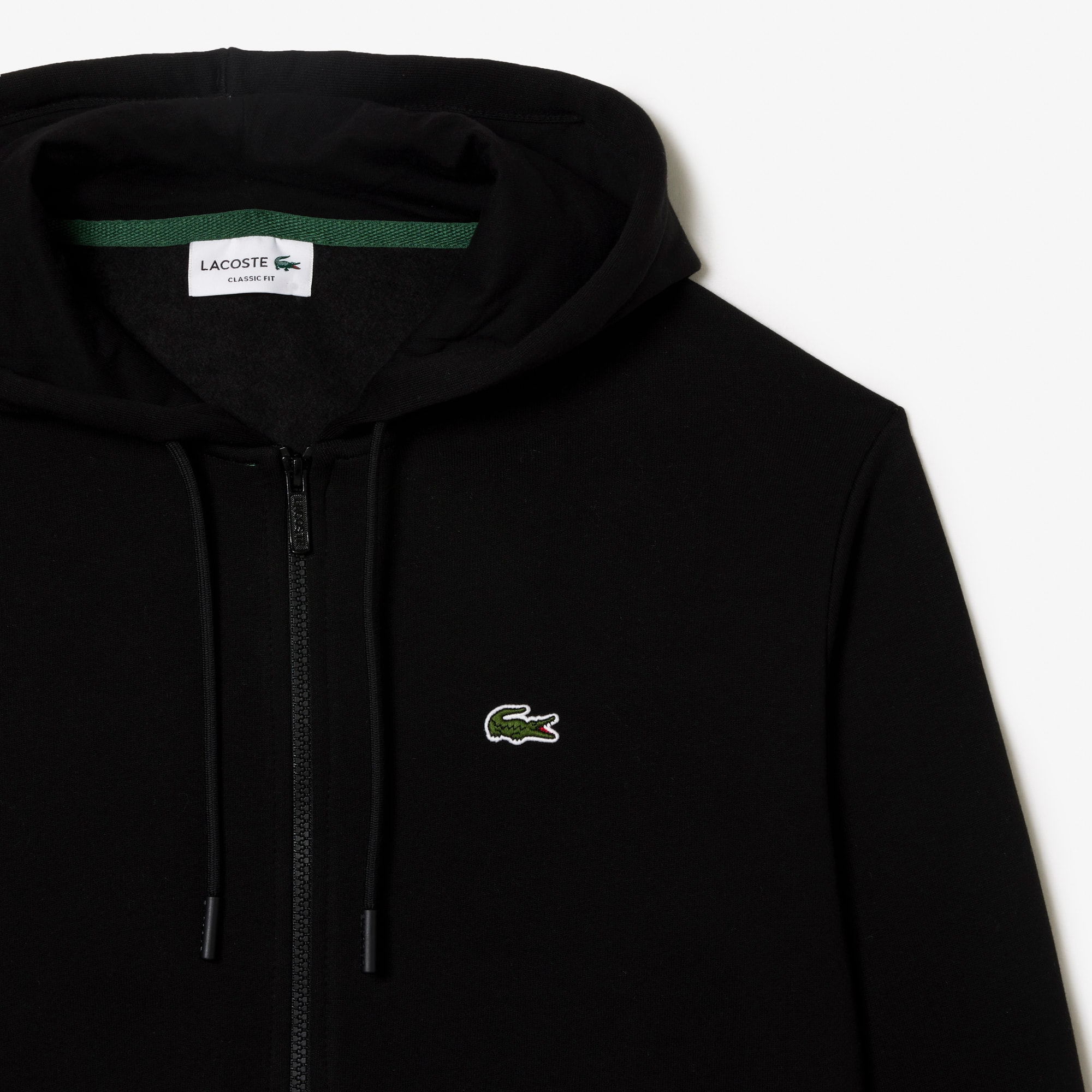 Lacoste｜HOOD/ZIP-UP (Organic Cotton Hooded Sweatshirt ( Zip-up hoodie in organic cotton blend Lacoste | La Redoute