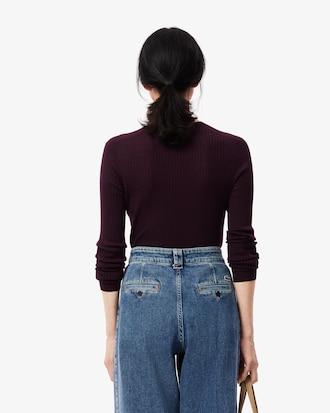 Merino Wool 3D Knit Cardigan