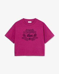 Oversized Cotton Badge T-shirt