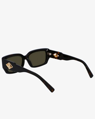 Rectangle Acetate Monogram Sunglasses