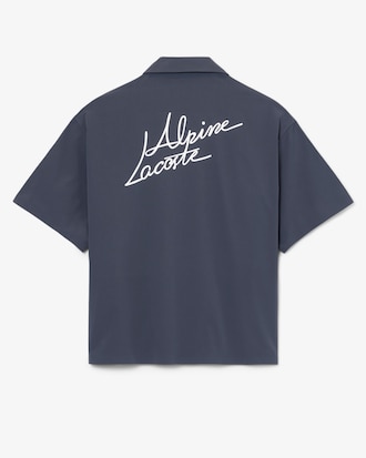 Relaxed Fit Lacoste x Alpine Poplin Shirt