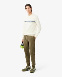Tennis Logo Stripe Tracksuit Pants