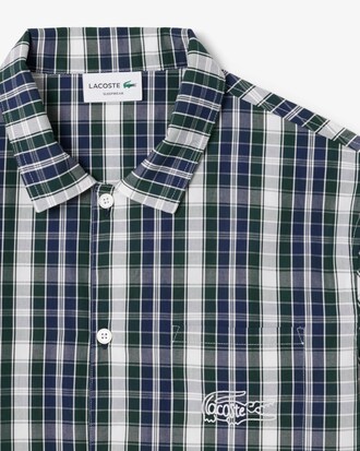 Plaid Poplin Pyjama Set