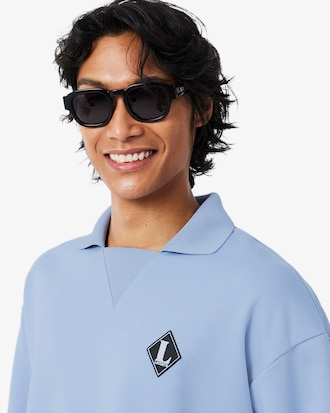 French Made Polo Collar Sweatshirt