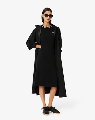Trim Accent Jersey T-shirt Dress