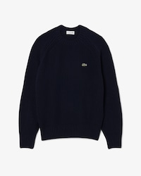 Thick Wool Crew Neck Sweater