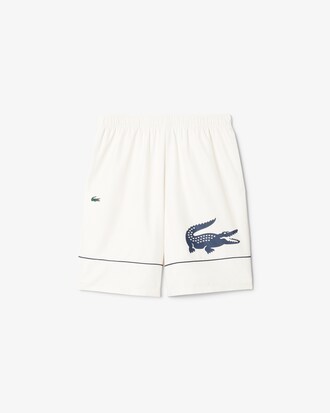 Printed Diamond Taffeta Tennis Shorts