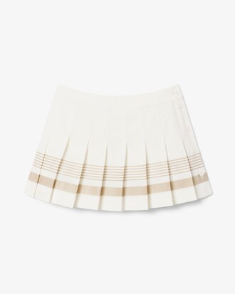 Runway Pure Wool Blend Pleated Mini Skirt