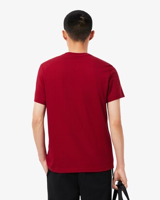 Lacoste Trim Cotton Jersey T-shirt