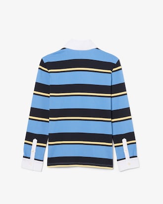Striped Rugby Polo Shirt