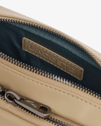 Leather Monogram Satchel