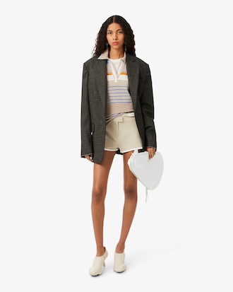 Runway Slim Fit Striped Piqu&eacute; Polo Shirt