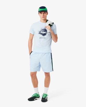 Lightweight Colour-Block Stripe Tennis Shorts