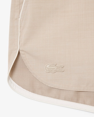 Runway Trim Accent Technical Fabric Shorts