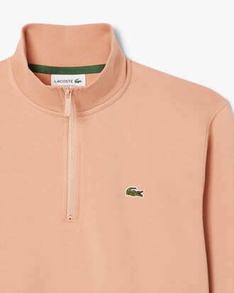 High Neck Zipped Fleece Sweatshirt