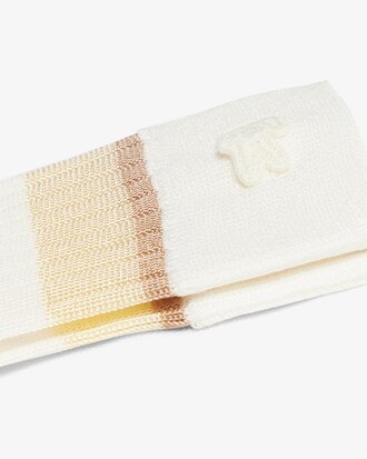 Runway Transparent Ribbed Socks