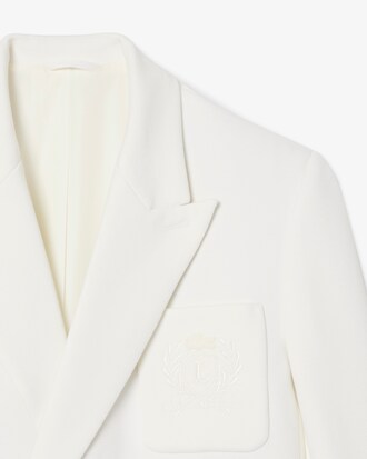 Double Breasted Embroidered Heritage Badge Blazer