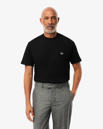 Cotton T-shirt with Breast Pocket