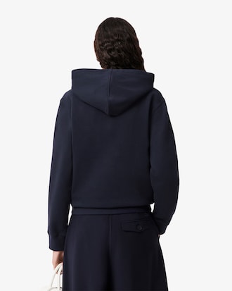 Relaxed Fit Piqu&eacute; Hoodie