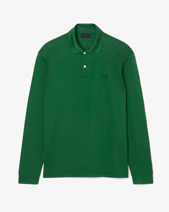 Runway Loose Fit Silk Mini-Piqu&eacute; Polo Shirt