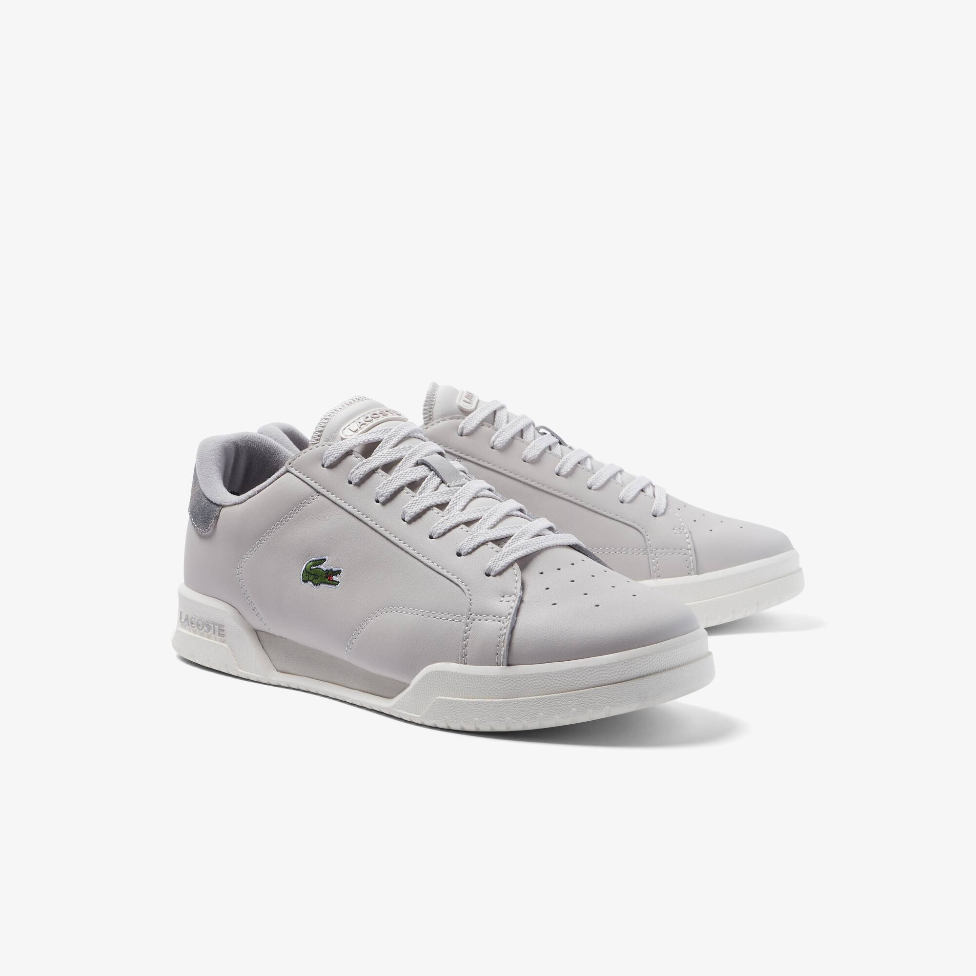 Lacoste Twin Serve Leather Trainers 