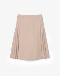 Runway Pleated Wrap Skirt