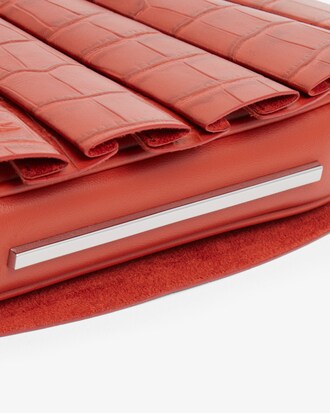 Runway Mini Lenglen Crocodile Effect Leather Bag