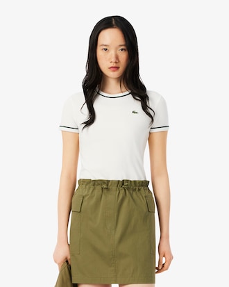 Contrast Trim Jersey T-shirt