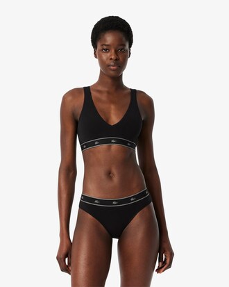 Stretch Cotton Triangle Bralette