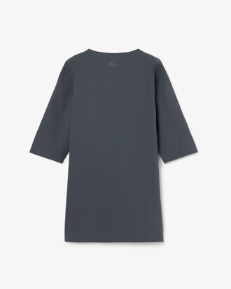 Runway Zipped Printed Stretch T-shirt