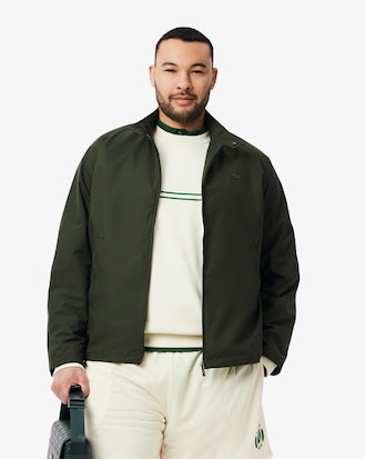 Water-Repellent Harrington Windbreaker Jacket